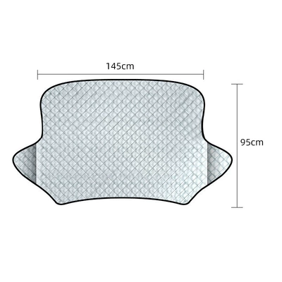 Shield Front Windshield Cover One-Piece: Car snow shield