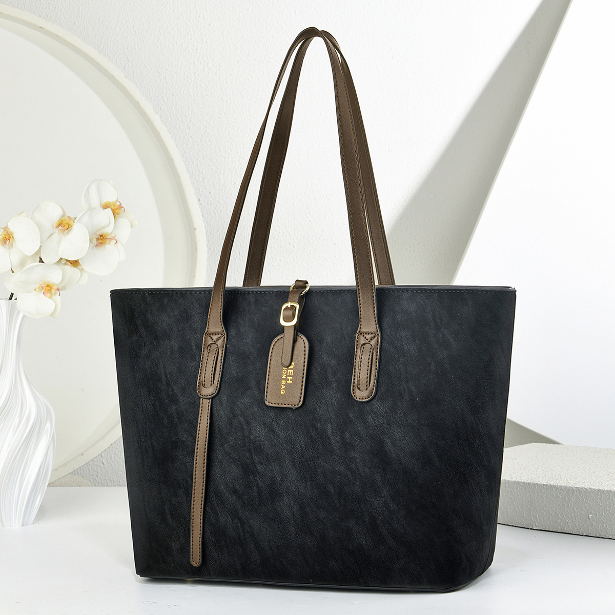 Bolsa de gran capacidad, bolso de hombro simple retro, bolso de mano de viaje casual, bolso de mochila versátil, bolso de mochila