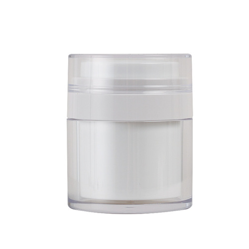 Double-layer plastic cream bottle cosmetic packaging vacuum cream bottle acrylic face cream vacuum bottle