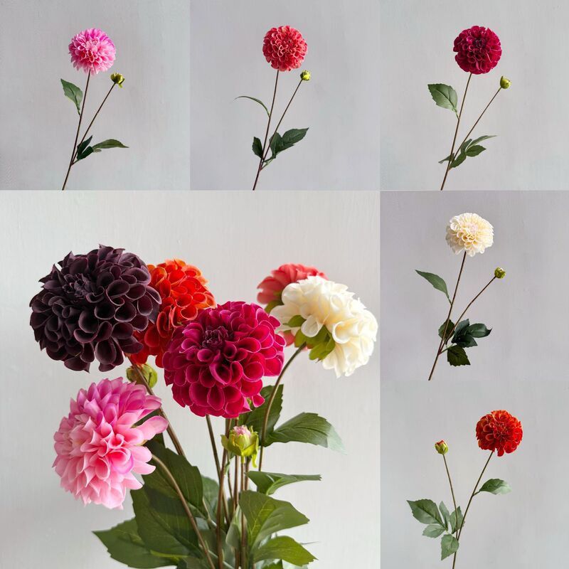 High-Quality Moisturizing 2-Headed Dahlia Wedding Ornaments Home Decoration Silk Flowers Fake Flowers Photography Props Wholesale High-Quality Moisturizing 2-Headed Dahlia Wedding Ornaments Home Decoration Silk Flowers Fake Flowers Photography Props Wholesale
