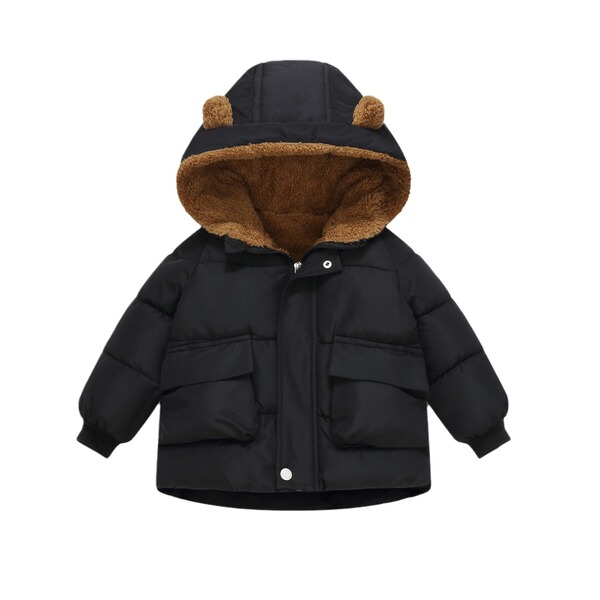 Children's warm short down jacket for men and women