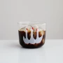 咖啡馆透明高硼硅玻璃随手杯