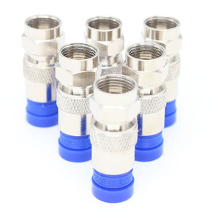 Export Type Rg6 Extruded British F Head, Waterproof All-Copper Shell, Extruded Type -5F Head