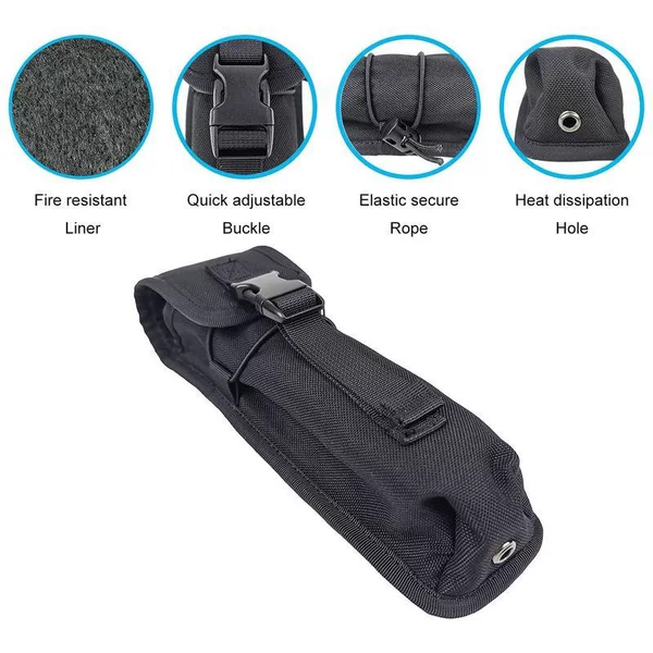 New Outdoor Tactical Cos Costume Silencer Anti-Scratch Cover Camouflage Fireproof Heat-Resistant Military Fan Gun Accessories Protective Cover