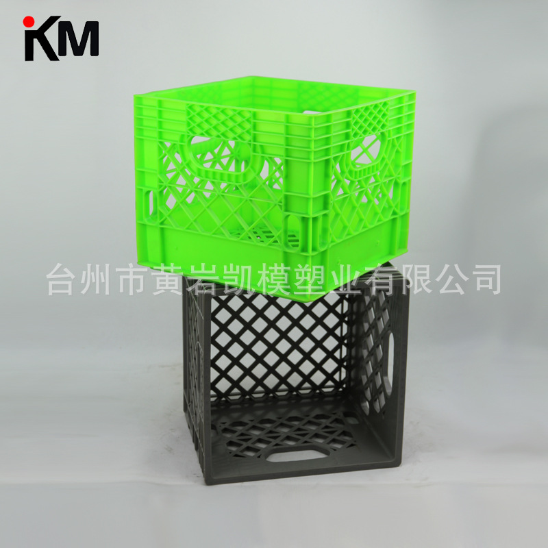 塑料收纳筐模具 PP周转箱多孔箱啤酒箱注塑模具制造  可注塑加工