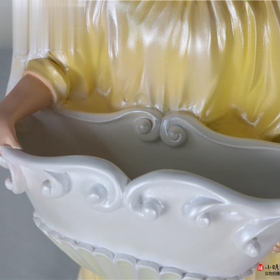 50cm Ángel Cuerpo de Agua Santa Colgante Mirando Estatuas de Estatuas de la Iglesia Decoración de la Estatuas de la Casa Salón