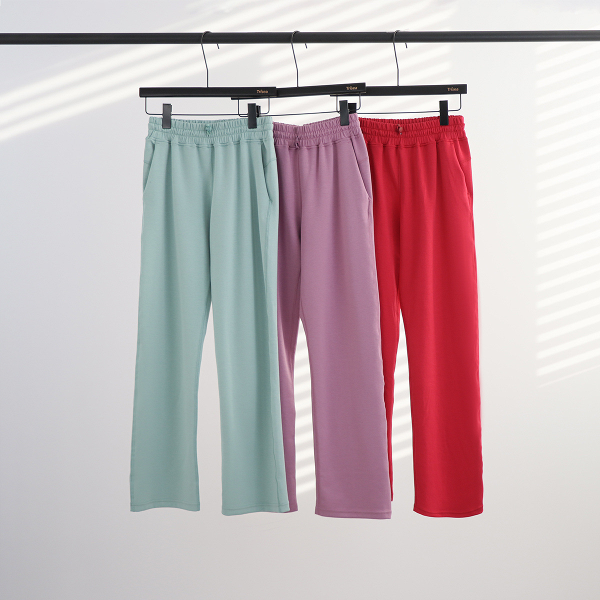 LULU, el mismo modelo de pantalones de aire casuales de cintura alta, pantalones de piernas largas, nuevos productos para mujeres.