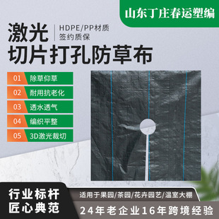Single slitted fruit tree weeding cloth slice perforated Orchard anti-grass cloth flower gardening grass covering cloth