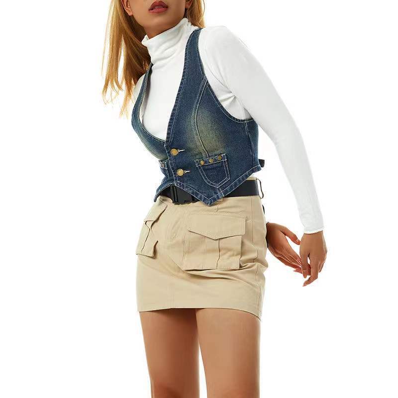 Denim Vest Side