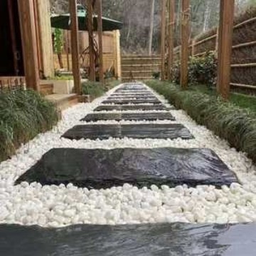 Ручная работа, необработанный край 40-80см, толщина 3-4см.