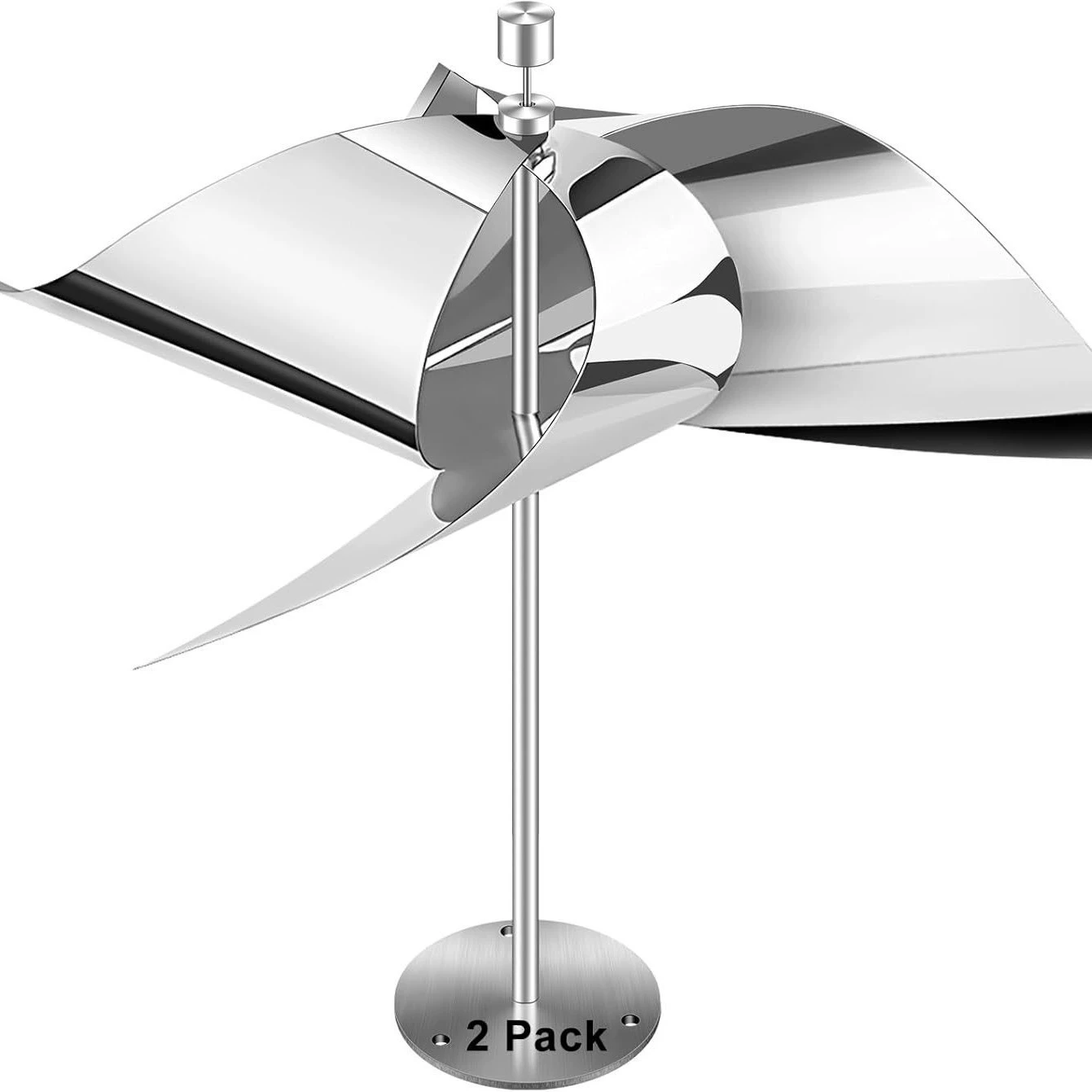 2 штуки светоотражающих вращающихся отпугивателей для птиц, отпугиватели для птиц.