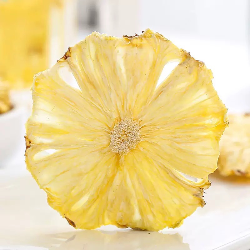 Dried Pineapple Slices 500g Sugar-Free Fruit Tea Bole Luo Gan Low-Temperature Dried Pineapple Chips for Brewing and Snacking key features