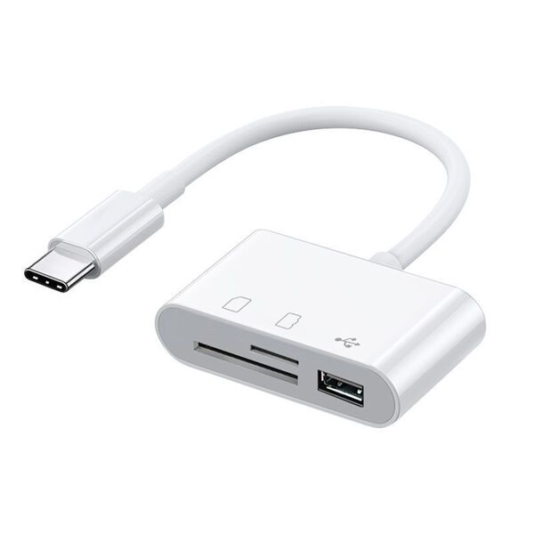 Type-C Multifunctional Card Reader, Memory Card, Universal for Mobile Phones, Can Directly Download and Delete USB Flash Drives, Tfsd Cameras