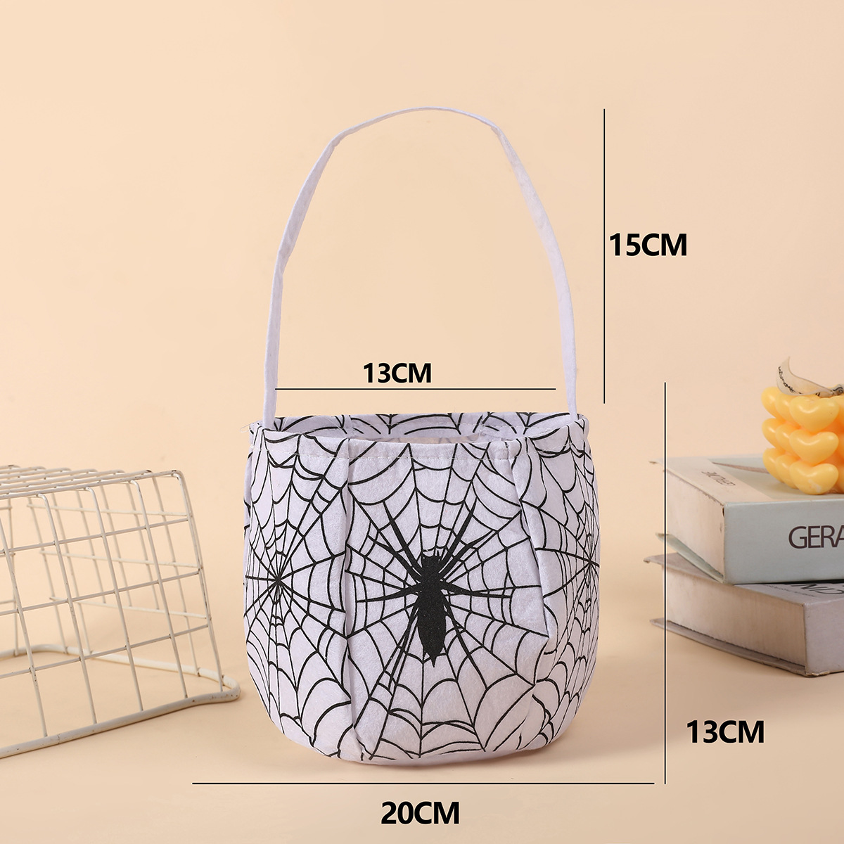 Bolsas de dulces de Halloween, bolsas de dulces, bolsas de calabaza tridimensionales portátiles, regalos para niños, accesorios del festival de fantasmas, bolsas de Halloween transfronterizas