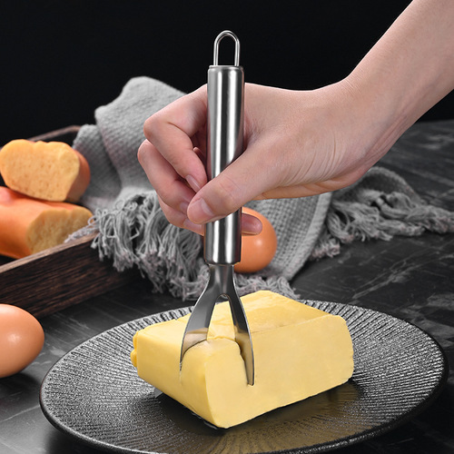 Six-piece stainless steel cheese knife set, creative butter cheese knife, cheese knife, cheese slicer, baking tool