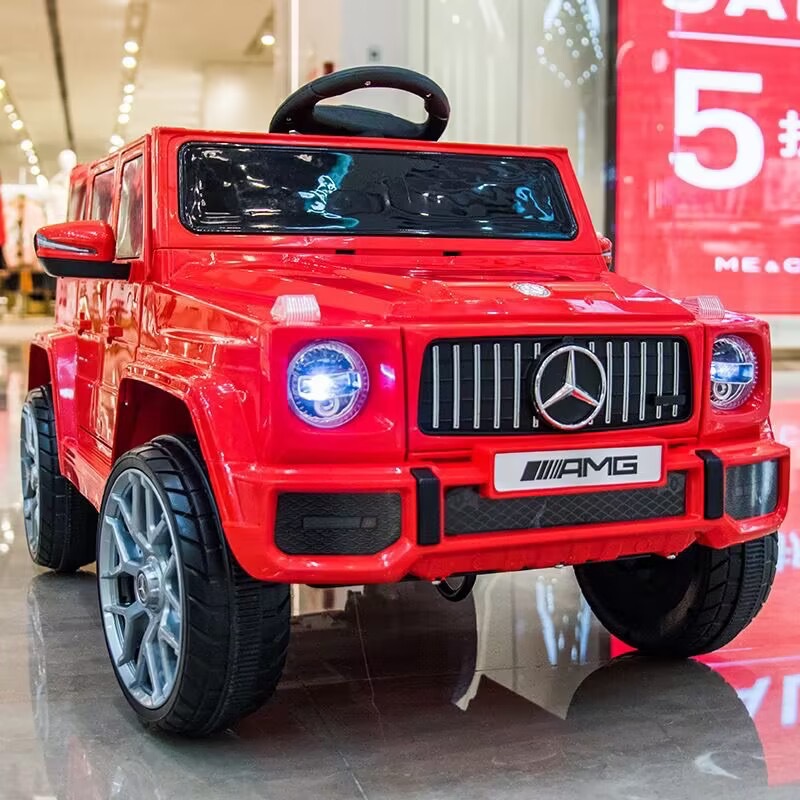 Vehículo eléctrico para niños Mercedes-Benz Big G, vehículo de control remoto, vehículo todoterreno de cuatro ruedas, cochecito de oscilación de cuatro ruedas para niños