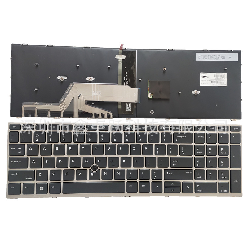 US applicable to HP Probook 650 G 4 650 G5 laptop keyboard with Rod and backlight