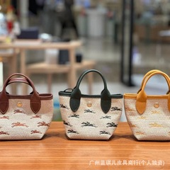 竜の新型ミニ草編みバッグを持っています。