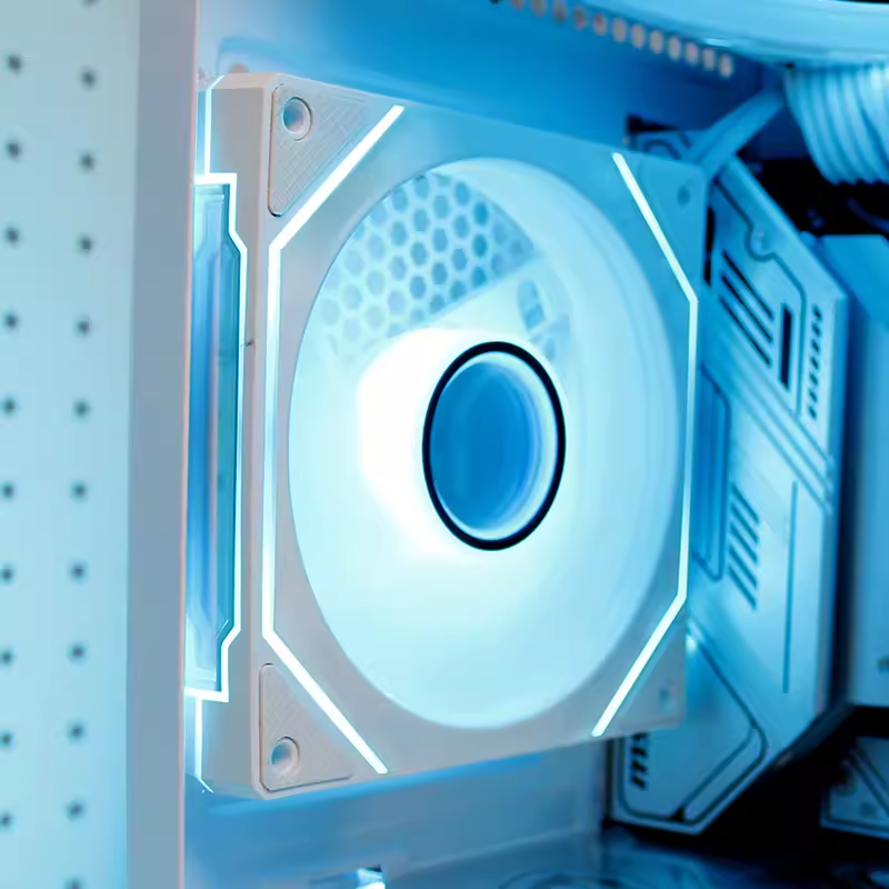 Prism 4Pro Ice Blue 12cm Chassis Cooling Fan Divine Light Synchronization Argb Sea View Room Large 4P Computer Host