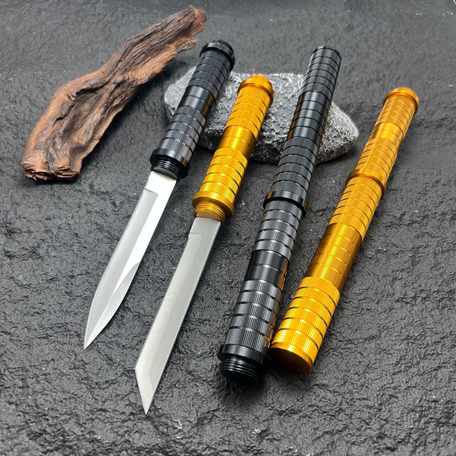 高碳钢户外野营刀具荒野多功能锋利水果刀棍中刀车载高硬度破窗器