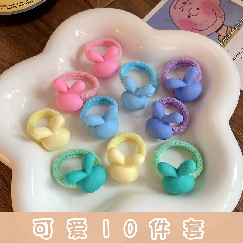 Banda de pelo del bebé accesorios para el cabello de los niños mini linda chica de dibujos animados no duele el pelo cuerda de pelo corbata de bebé Choo pequeña banda de goma
