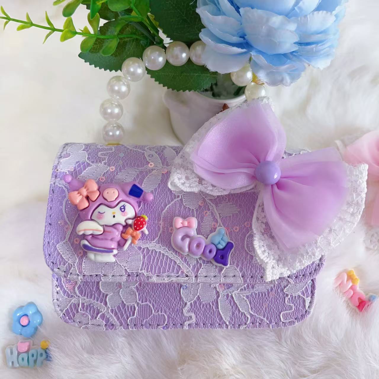 Niños pequeños bolsos de hombro perlas bolsos de chicas nuevas bolsas de cambio de chicas bolsos de mano transfronterizos