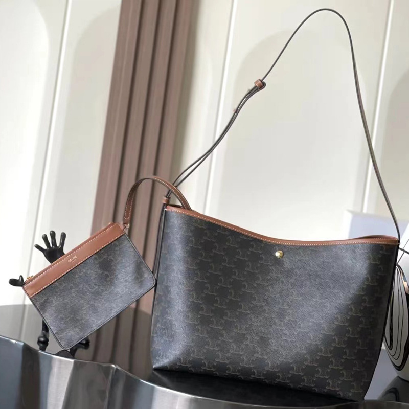 2025 New Model Arc De Triomphe Large-Capacity Tote Bag, Vintage Monogram Shoulder Crossbody Shopping Bag, Fashionable Commuter Women's Bag