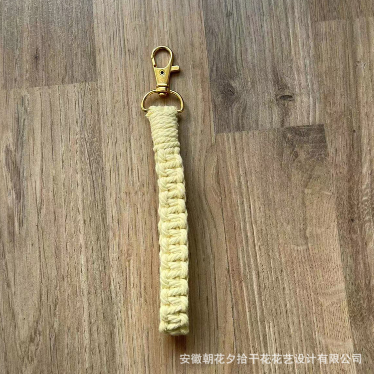 Llavero tejido a mano Nórdico tejido colgante bolsa colgante coche llavero lana llavero Navidad