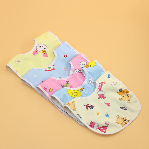 Manufacturer infant crystal velvet bib bib U-shaped snap waterproof bib wholesale