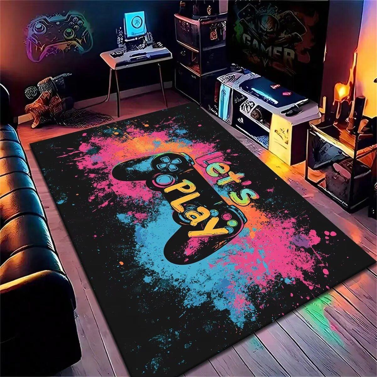 New diatomite gaming anti-slip cuttable carpet mat for entryway and bedroom use