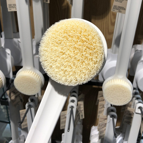 Bath brush soft bristle back artifact bath brush long handle Japanese mud bath body dry brush adult good quality non-slip