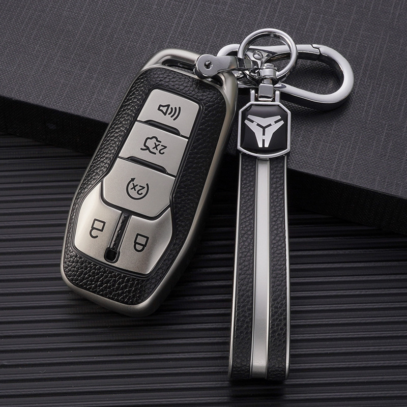 Suitable for Amazon's Popular Ford Mustang Key Cover Taurus Explorer Raptor F-150Q Car Keychain