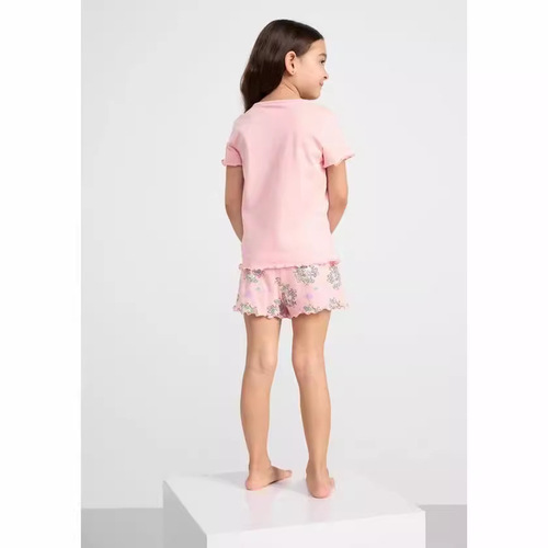 LittleBuddy Summer European & American-style Kids' Short-sleeve Set: Children's Clothing—Printed Cotton Short-sleeve Top with Shorts