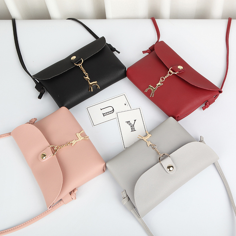 Women's Small Summer Pu Leather Basic Square Bag display picture 2