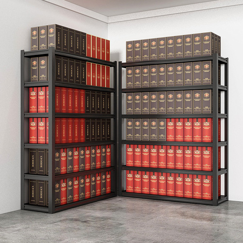 Household shelf three-arrow multi-layer storage rack adjustable warehouse storage balcony storage rack debris storage iron shelf