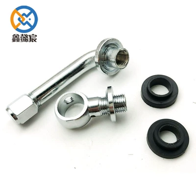 Tire pressure air nozzle valve