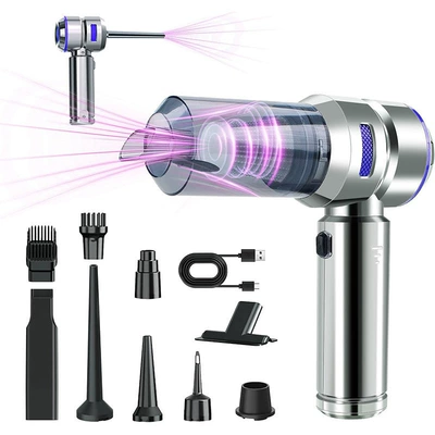 Tozsoranlar car wireless brushless high-power vacuum - 121-square-toe-silver-blue