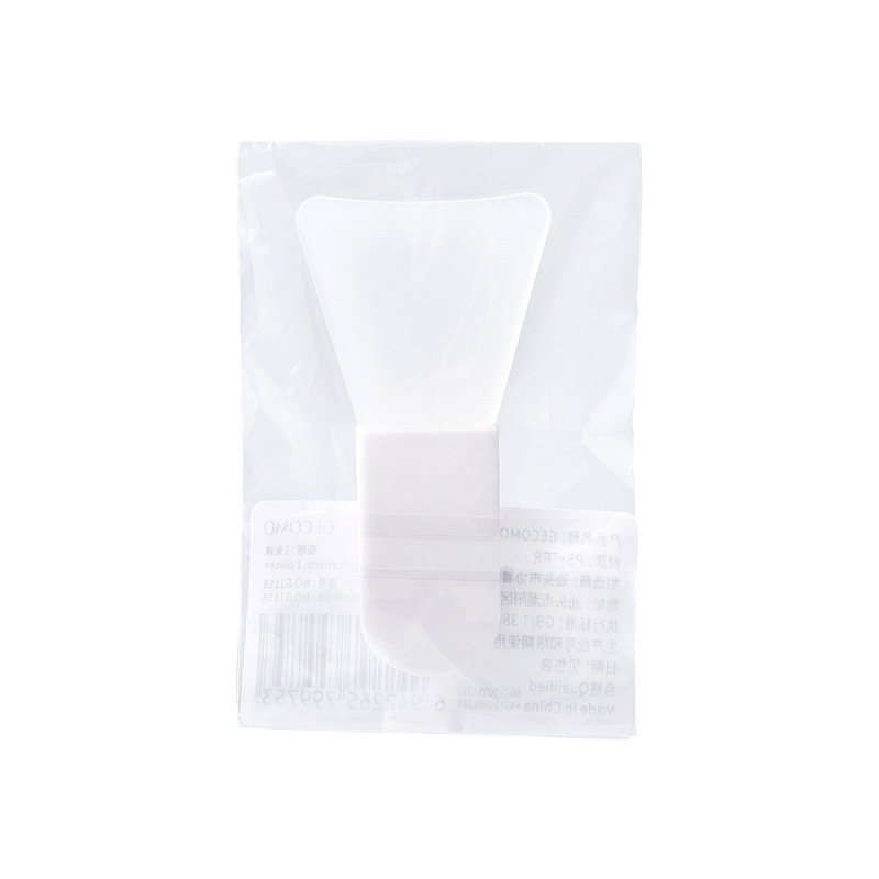 GECOMO cepillo de máscara de silicona cabeza suave portátil mango corto recubrimiento limpio película de barro especial cepillo de maquillaje herramientas de belleza mayorista