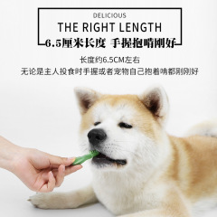 Factory direct supply wholesale dog snacks toothbrush teeth cleaning bones dog chew sticks dog chews pet snacks 250g training