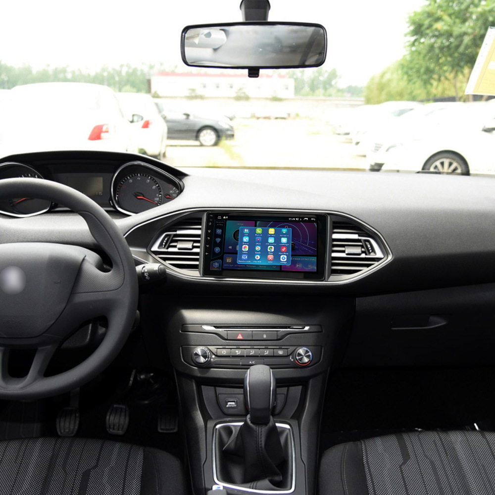 Aplicable a 15 - 18 años Peugeot 308S Android navegación en coche todo en uno FangYitong cuatro núcleos / ocho núcleos pantalla de control central