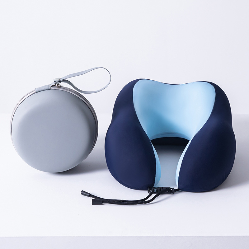Memory Foam U-shaped Travel Pillow Neck Support For Sleeping_voghion.com