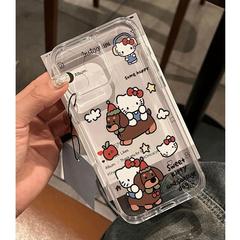 腊肠狗凯蒂猫适用于苹果17PROMAX手机壳iPhone16卡通15软壳13爆款