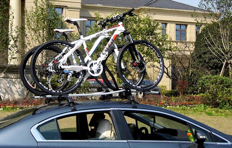 Car Luggage Rack Crossbar Universal Aluminum Alloy Lockable Roof Rack Crossbar Car Bicycle Rack Load-Bearing Luggage Rack