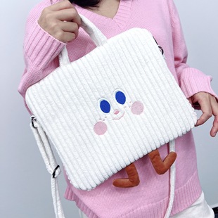Cool creative cute girl 11 inch flat panel storage bag portable for Huawei ipad storage bag crossbody