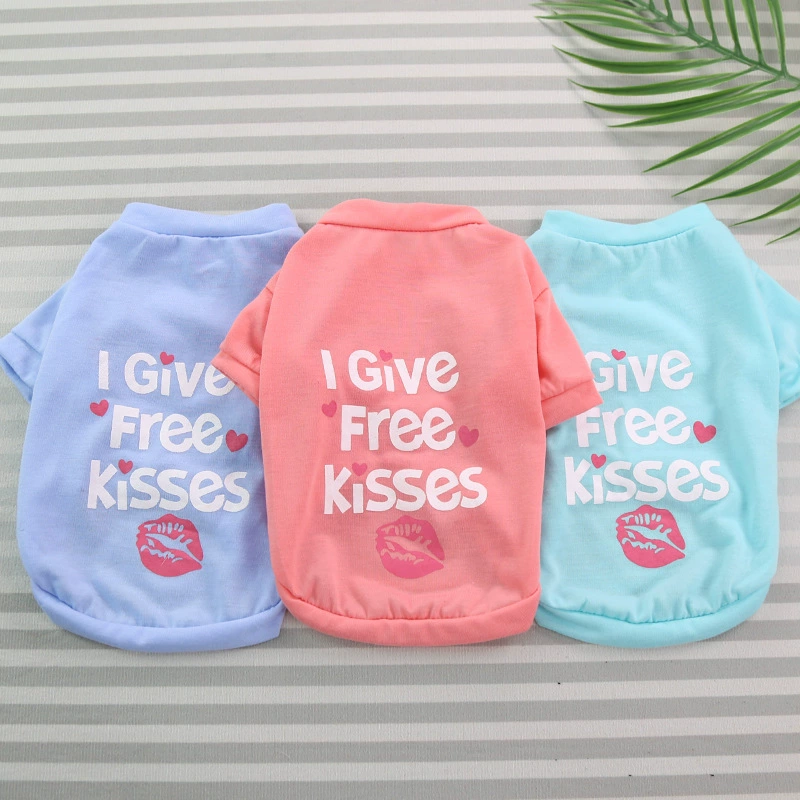 Одежда для домашних животных осенне-зимняя рубашка с короткими рукавами и принтом для собак, кошек, Тедди, одежда для маленьких и средних собак, оптовые поставки