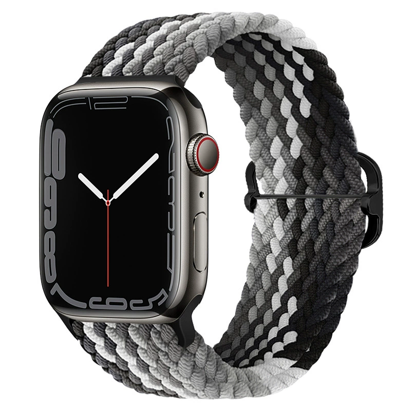 Смарт-ремешок Apple Watch подходит для Apple iWatch поколения 67891011 регулируемый нейлоновый переплетенный ремешок новый стиль