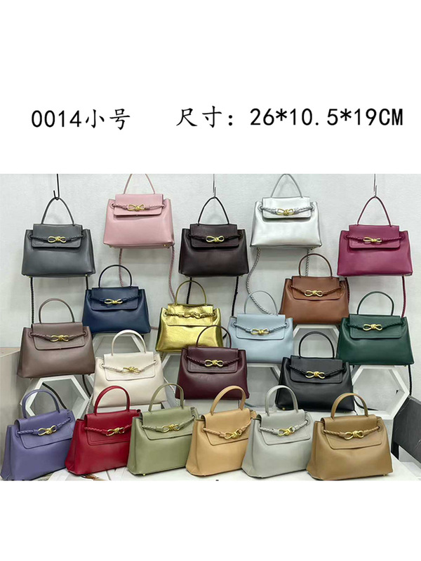 クロスボーダー B ファミリー 2025 新しい光沢のある牛革リボンゴールドバックルケリーバッグショルダークロスボディハンドヘルドトートバッグ|undefined
