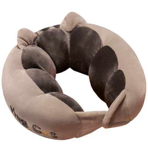 Cartoon U-shaped pillow, airplane neck pillow, office lunch break cervical spine special neck pillow, travel and driving