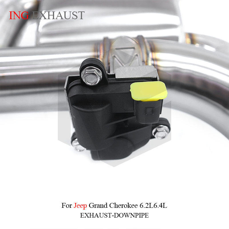 Suitable for Jeep Grand Cherokee SRT 6.2L, stainless steel high-flow mid-section exhaust system