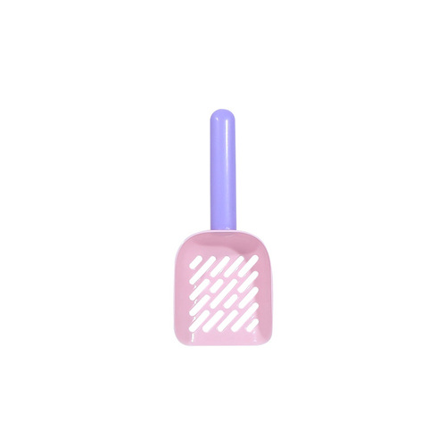 New stylish color-blocked instant cat litter filter cleaning tool for pet cat litter box, large cat scoop